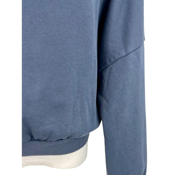 Popflex Denim Blue Pullover Cloud Hoodie - Picture 4 of 16